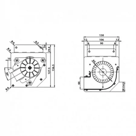 Ventilateur tangentiel - FERGAS 158201