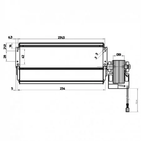 Ventilateur tangentiel - FERGAS 180510