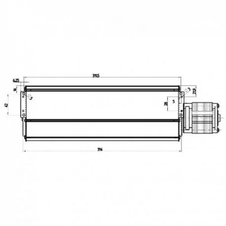 Ventilateur tangentiel - FERGAS 182106