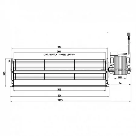 Ventilateur tangentiel - FERGAS 182106