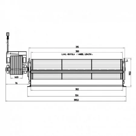 Ventilateur tangentiel - FERGAS 185706