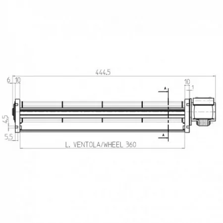 Ventilateur tangentiel - FERGAS 4A3406