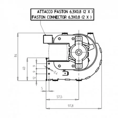 Ventilateur tangentiel - FERGAS 4M0206