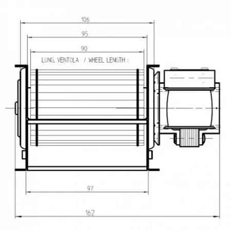 Ventilateur tangentiel - FERGAS 4M0206