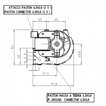 Ventilateur tangentiel - FERGAS 4M0406