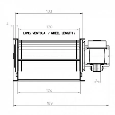 Ventilateur tangentiel - FERGAS 4M0406