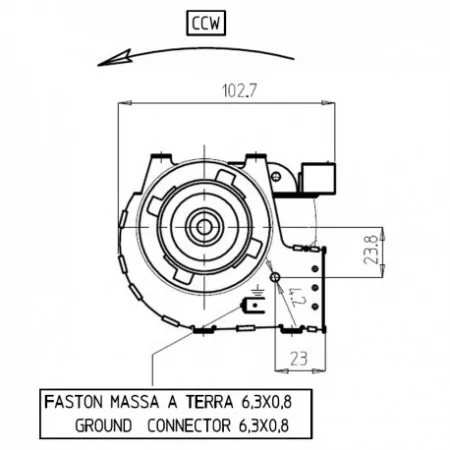 Ventilateur tangentiel - FERGAS 4M2606