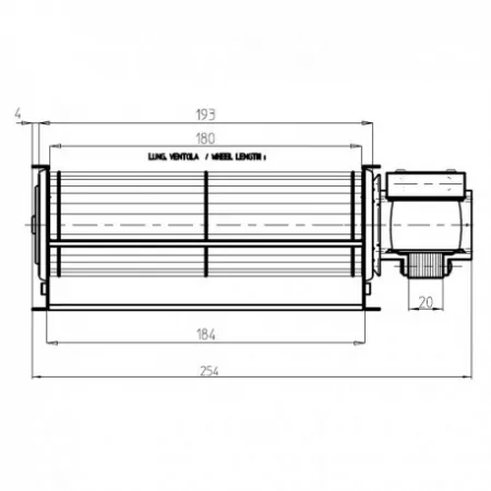 Ventilateur tangentiel - FERGAS 4M2606