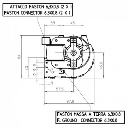 Ventilateur tangentiel - FERGAS 4M4976