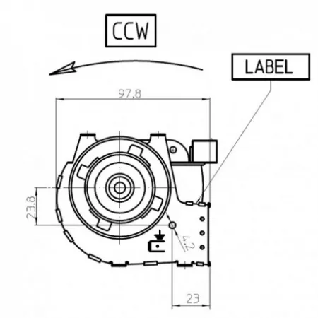 Ventilateur tangentiel - FERGAS 4M4976