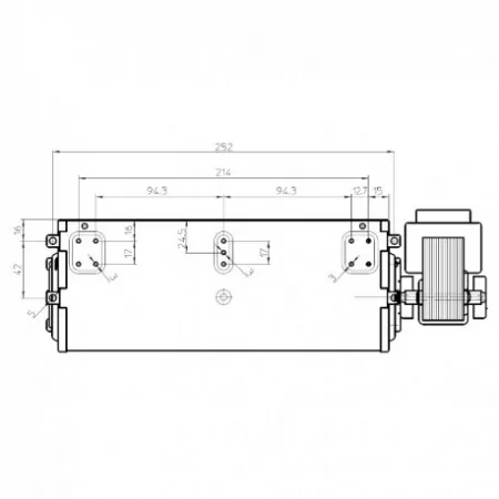 Ventilateur tangentiel - FERGAS 4M4976