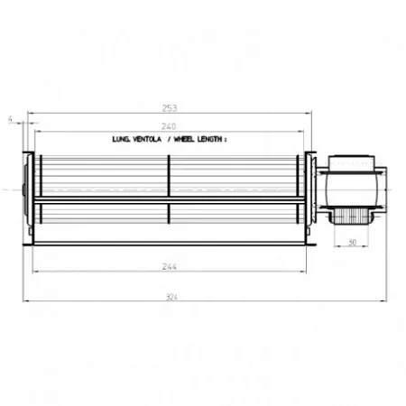 Ventilateur tangentiel - FERGAS 4M4976