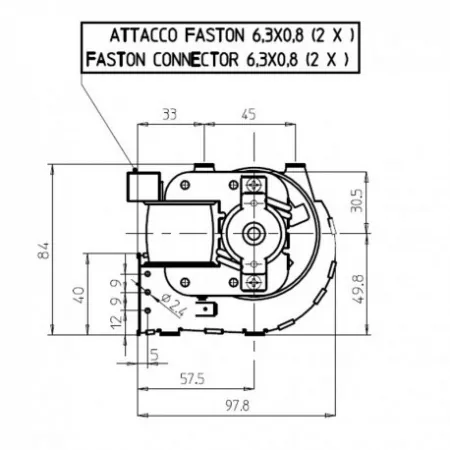 Ventilateur tangentiel - FERGAS 4M5106