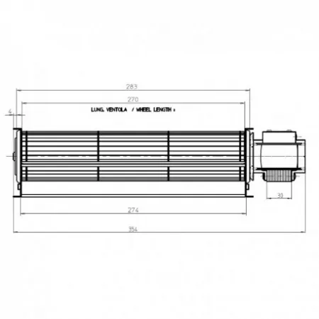 Ventilateur tangentiel - FERGAS 4M5106