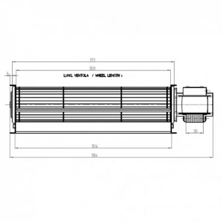 Ventilateur tangentiel - FERGAS 4M5206