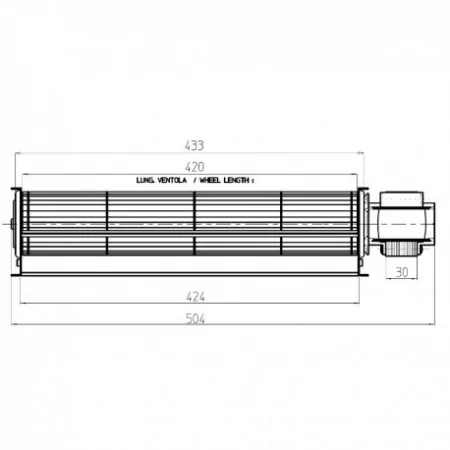 Ventilateur tangentiel - FERGAS 4M5606