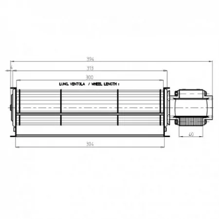 Ventilateur tangentiel - FERGAS 4M7276