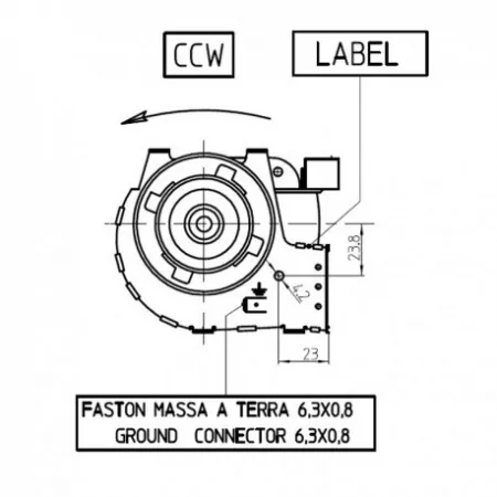 Ventilateur tangentiel - FERGAS 4M7306