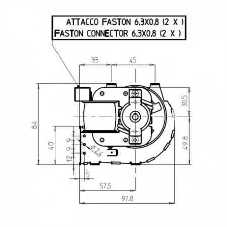 Ventilateur tangentiel - FERGAS 4M7306
