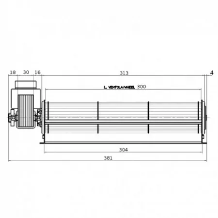 Ventilateur tangentiel - FERGAS 4N5209