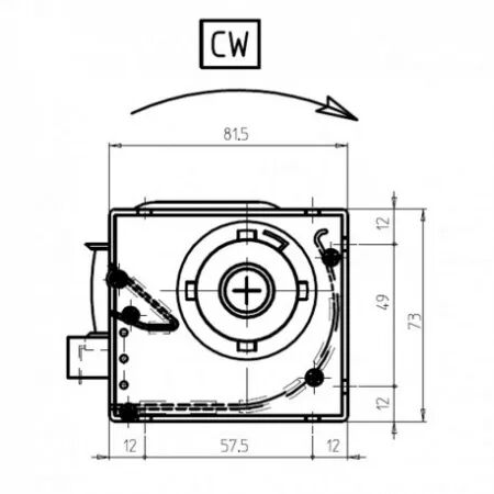 Ventilateur tangentiel - FERGAS r&eacute;f. 4B06106 =102801/605551 (SUIVI)