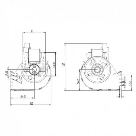 Ventilateur Tangentiel THS36B5-013 (TRIAL) - BESTOVE R&eacute;f. 29948