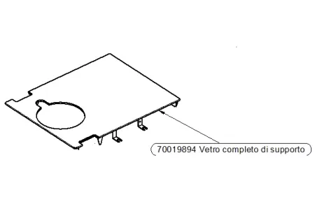 Verre sup&eacute;rieur avec support - Thermorossi R&eacute;f. 70019894