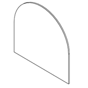 Verre vitrocéramique - STOVAX Réf. GL0103