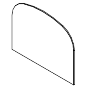 Verre vitrocéramique - STOVAX Réf. GL0104