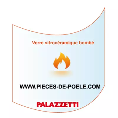 Verre vitroc�ramique bomb� - PALAZZETTI R�f. 895700520