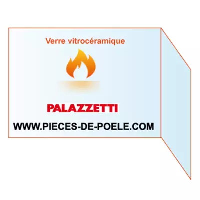 Verre vitroc�ramique pli� - PALAZZETTI R�f. 892507690