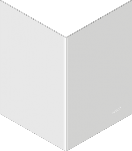 Verre vitroc�ramique pli� 455x305x305mm - HARK R�f. ETSTO0100112