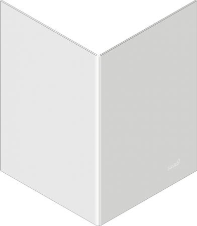 Verre vitrocéramique plié 455x305x305mm - HARK Réf. ETSTO0100112