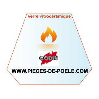 Verre vitroc�ramique s�rigraphi� - GODIN R�f. CP6683