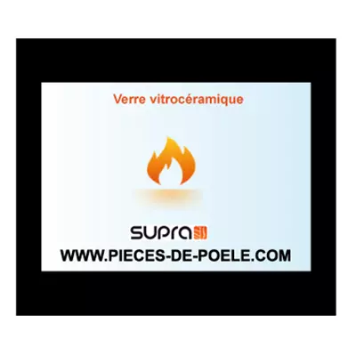 Verre vitroc�ramique s�rigraphi� 703x535mm - SUPRA R�f. 37331