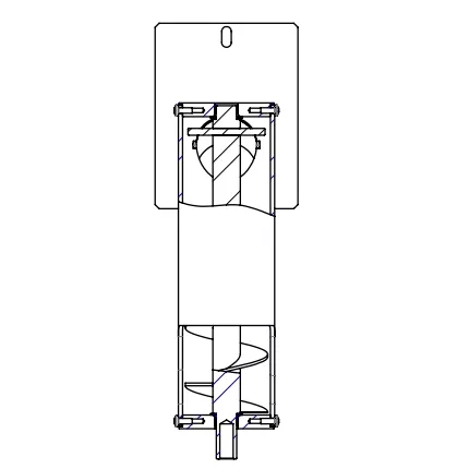 Vis sans fin pour chargement pellet - MCZ (Cadel-FreePoint-Red) R�f.437018060