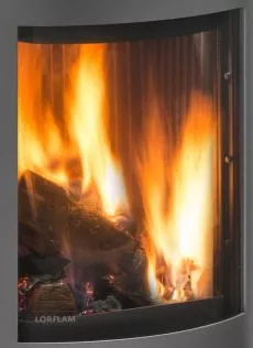 Vitre de porte LORFLAM / OFEN 8/16/A8 Dim. 4x390x500 R 300 - LORFLAM / OFEN R&eacute;f. 056A0300011