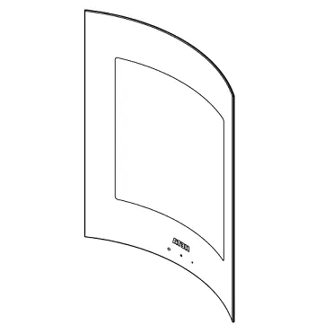 Vitre s�rigraphi�e Moderna  - Heta Scan-Line r�f.0021-026343