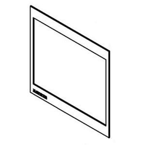 Vitres de porte  - STOVAX R�f. CE8099