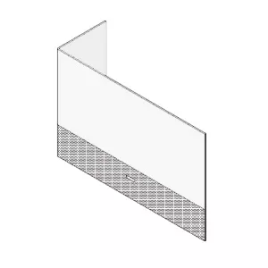 Vitroc�ramique 70 DROIT avec joint 8 mm - MCZ (Cadel-FreePoint-Red) R�f.4170041