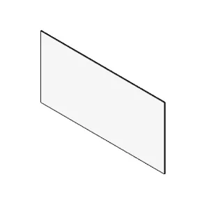 Vitroc�ramique 884x447x4 - MCZ (Cadel-FreePoint-Red) R�f.41701700600