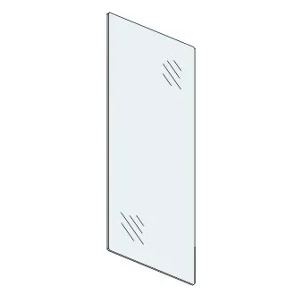 Vitroc�ramique avec joint 8 mm - MCZ (Cadel-FreePoint-Red) R�f.4170065