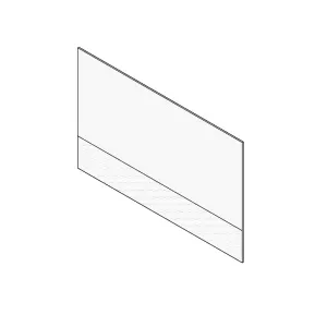 Vitroc�ramique avec joint 8 mm - MCZ (Cadel-FreePoint-Red) R�f.4170143