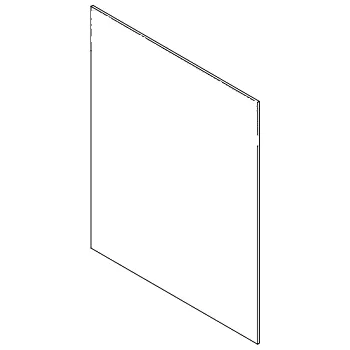 Vitroc�ramique porte foyer avec joint - MCZ (Cadel-FreePoint-Red) R�f.4170155