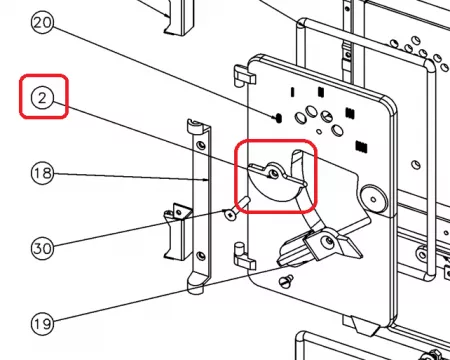 VOLET REGLAGE AIR 240053 - GODIN Réf. 14137240053000