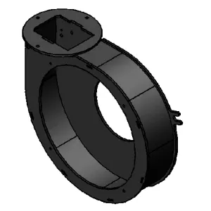 Volute pour ventilateur avec encoder - MCZ (Cadel-FreePoint-Red) Réf.41401042942