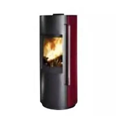 Vue �clat�e - Po�le � bois LUCIE ROUGE Ref. 112114