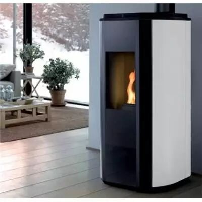 Vue �clat�e - Po�le � granul�s MAEL 5,5 BLANC Ref. 112139